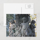 Carte Postale Angel de la Fontaine des Eaux, Central Park (Devant / Derrière)