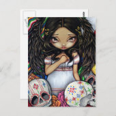 Carte postale "Angel de los Muertos" (Devant / Derrière)