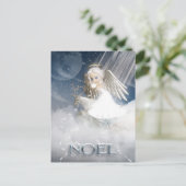 Carte postale Angel de neige - NOEL (Debout devant)