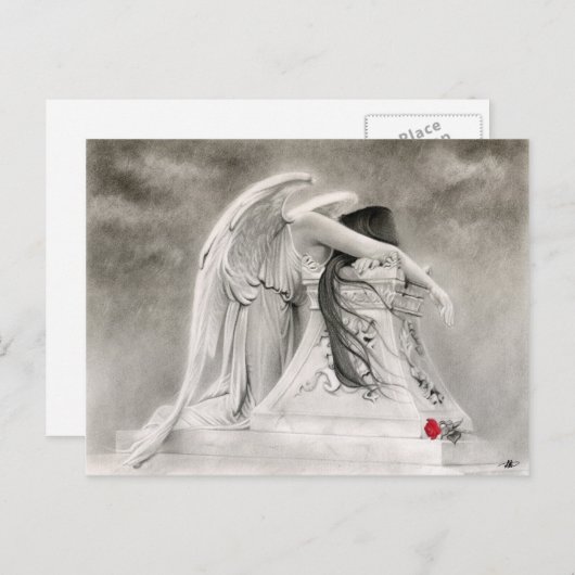 Carte postale Angel de plaie (Devant / Derrière)