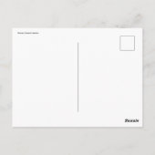 Carte Postale Angel de tambour (Dos)