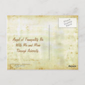 Carte Postale Angel de tranquillité (Dos)