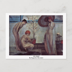 Carte Postale Angel De Vie Par Segantini Giovanni