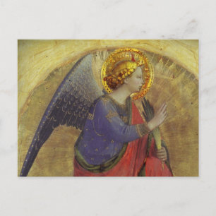 Carte Postale Angel en or