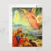 Carte Postale Angel et les bergers (Devant / Derrière)