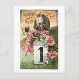 Carte Postale Angel et père Heure n° 2