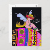 Carte Postale Angel et Pysanka (Devant / Derrière)