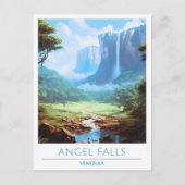 Carte Postale Angel Falls Venezuela Voyage (Devant)