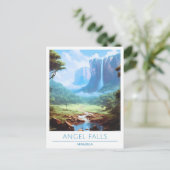 Carte Postale Angel Falls Venezuela Voyage (Debout devant)