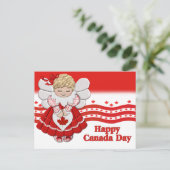 Carte postale Angel fête du Canada (Debout devant)