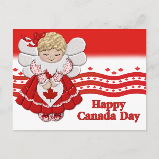 Carte postale Angel fête du Canada (Devant)