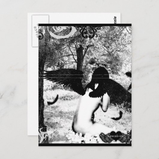 Carte Postale Angel foncé (Devant / Derrière)
