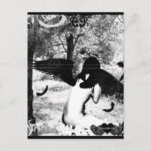 Carte Postale Angel foncé (Devant)