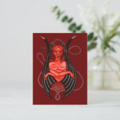 Carte Postale Angel foncé (Debout devant)