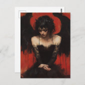 Carte Postale Angel foncé (Devant / Derrière)