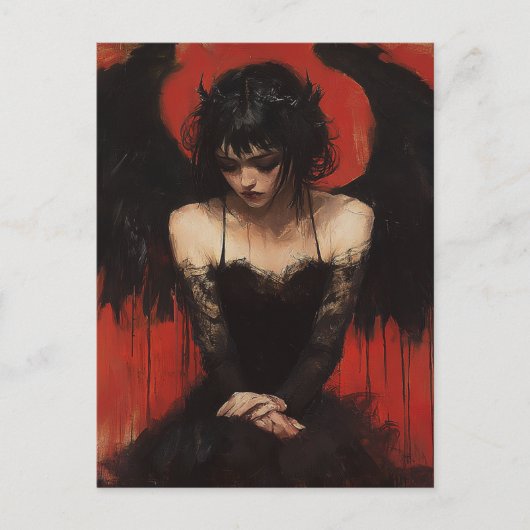 Carte Postale Angel foncé (Devant)