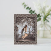 Carte Postale Angel gothique et sa colombe (Debout devant)