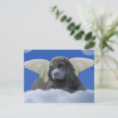Carte Postale Angel gris (Debout devant)