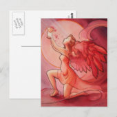Carte Postale Angel Holding Cup 2 (Devant / Derrière)
