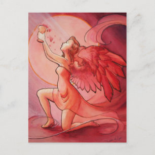 Carte Postale Angel Holding Cup 2