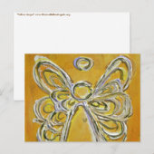 Carte postale Angel jaune (Devant / Derrière)