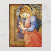 Angel Jouer un Flageolet - Edward Burne-Jones