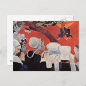 Carte Postale Angel Lutte avec Jacob, Paul Gauguin (Devant / Derrière)