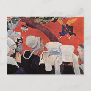 Carte Postale Angel Lutte avec Jacob, Paul Gauguin