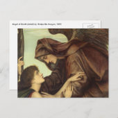 Carte Postale Angel of Death by Evelyn De Morgan (Devant / Derrière)