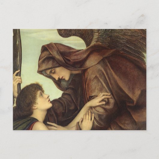 Carte Postale Angel of Death by Evelyn De Morgan (Devant)