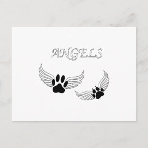 Carte Postale Angel Pet Animaux