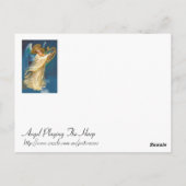 Carte Postale Angel Playing Music (Dos)