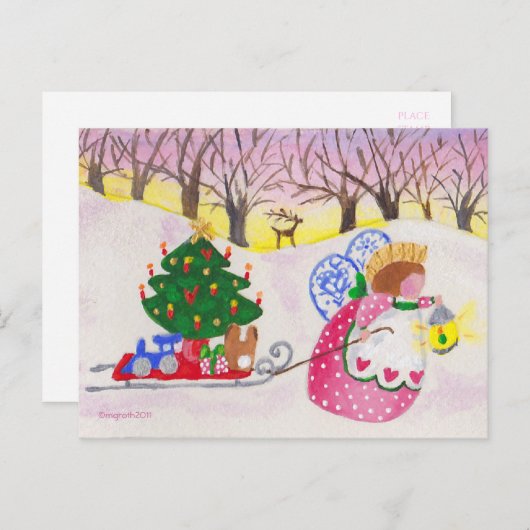 Carte postale Angel Pulling (Devant / Derrière)