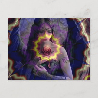 Carte Postale Angel Rose