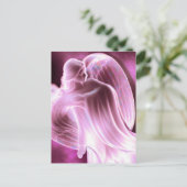 Carte postale Angel rose (Debout devant)