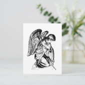 Carte Postale Angel sur n'importe quelle couleur (Debout devant)