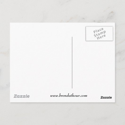 Carte postale Angel Tortoise (Dos)