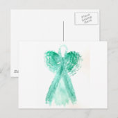 Carte Postale Angel Turquoise de Kolleen 2 (Devant / Derrière)