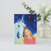 Carte postale Angel & Unicorn (Debout devant)