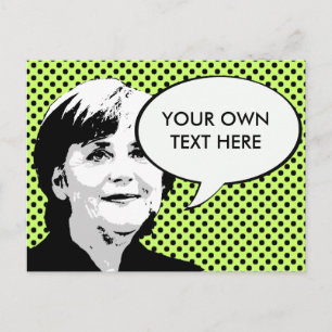 Carte Postale Angela Merkel