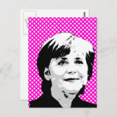 Carte Postale Angela Merkel (Devant / Derrière)