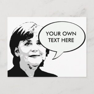 Carte Postale Angela Merkel
