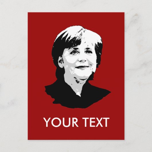 Carte Postale Angela Merkel (Devant)