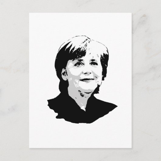 Carte Postale Angela Merkel (Devant)