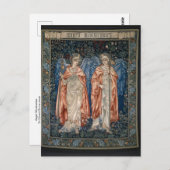 Carte Postale Angeli Ministrantes par Sir Edward Burne-Jones Pos (Devant / Derrière)