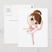 Carte Postale Angelina la Ballerina (Devant / Derrière)