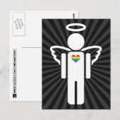 Carte Postale angélique. (Devant / Derrière)