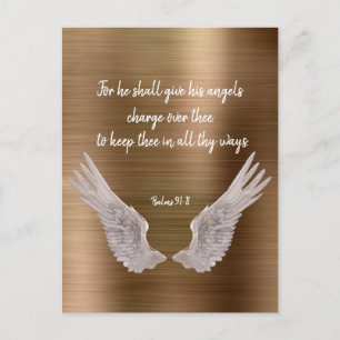 Carte Postale Angels Bible Verse