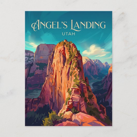 Carte Postale Angel's Landing États-Unis (Devant)