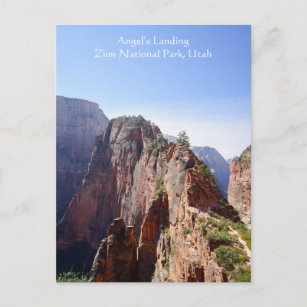 Carte Postale Angel's Landing Zion National Park, Utah Postcard